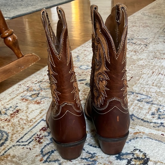 Ariat Shada Leather Western Mid-Calf Cowboy Boots 6.5 EUC - Picture 10 of 13